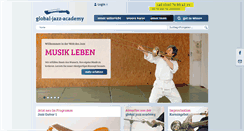 Desktop Screenshot of global-jazz-academy.com